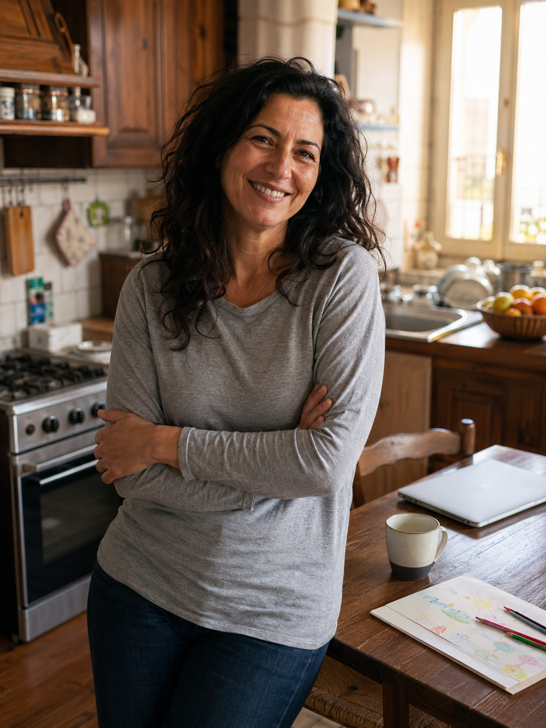 Giuliana, mamma smart worker, Napoli